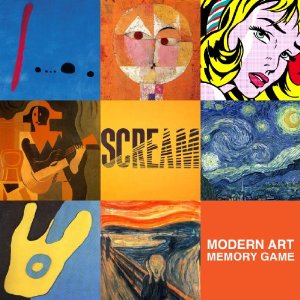 Modern art memory game