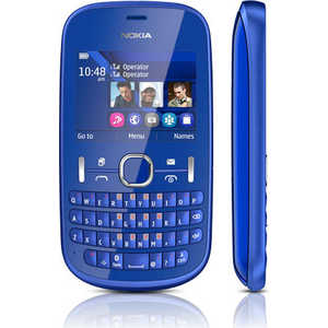 Nokia Asha 200 blue.