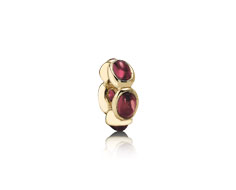 Pandora Spacer 14K Cabochon Rhodolite