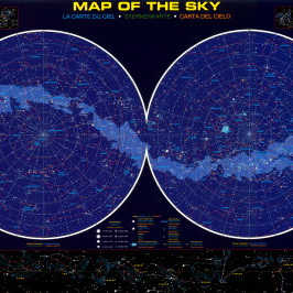 карта звездного неба
