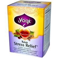 Yogi Tea, Kava Stress Relief, Caffeine Free, 16 Tea Bags, 1.27 oz (36 g)