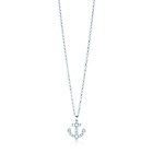 Tiffany navy necklace