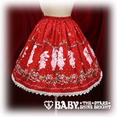 Bunny Milk and Snow Strawberry Skirt