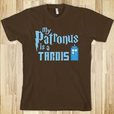 my patronus is a tardis t-shirt