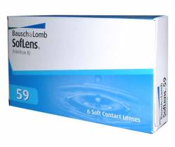 Линзы на -3.75 и -4.00 - Bausch&Lomb - Soflens - (hilafilcon B) - 59 - 6 soft contact Lenses - каждые полгода