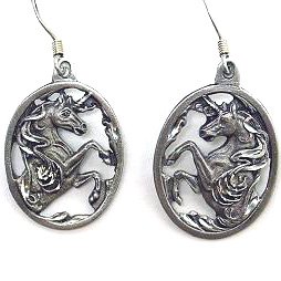 Dangle Earrings - Unicorn