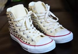 Studded converse