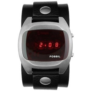 Fossil LED JR 8854 NOS RARE LED Digital Watch