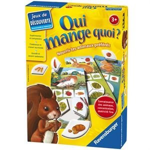 Jeu Educatif - Qui mange quoi? Ravensburger - 24255