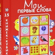 Мои первые слова. Русский язык (комплект из 15 книжек-кубиков)