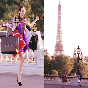 shopping in paris