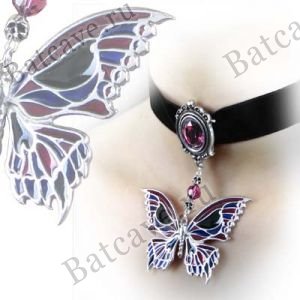 Бархотка "Death's-Head Butterfly Choker"