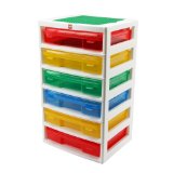 Тумбочка для лего IRIS LEGO 6-Case Workstation and Storage Unit with 2 Base Plates