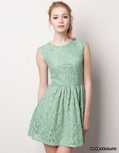 lace skater dress