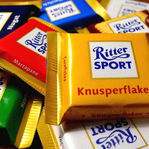 Много-много шоколадок Ritter Sport