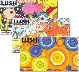 LUSH подарочный сертификат