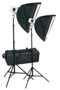 Комплект FANCIER FAN005 TWIN SOFTBOX KIT с двумя вспышками FAN200D