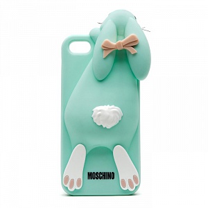 Moschino Violetta for iphone 5/5S (бирюзовый)