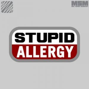 Нашивка-патч Mil-Spec Monkey Stupid Allergy