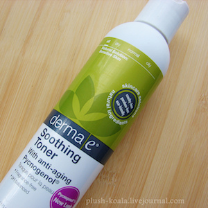 derma e soothing toner