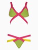 Green Cut Out Bandage Bikini