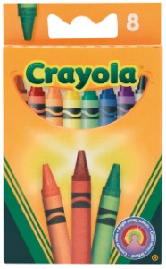 Восковые мелки, 8 шт., Crayola