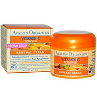 Avalon Organics, Vitamin C Renewal, Cream, 2 oz (57 g)