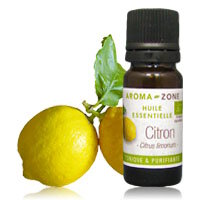 Huile essentielle (essence) de CITRON BIO