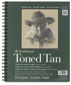 Strathmore 400 Series Recycled Toned Sketch Wirebound Journals