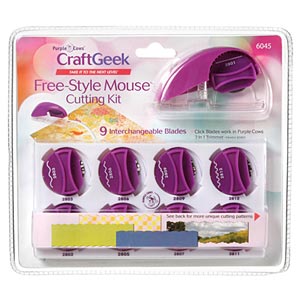 Устройство для фигурной резки бумаги Purple Cows® Freestyle Mouse Cutting Kit