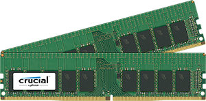 Crucial 32GB Kit (16GBx2) DDR4-2400 EUDIMM