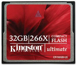 Карта памяти Kingston CF Ultimate 32Gb 266x (CF/32GB-U2)