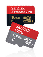 Micro SD 32-64 GB