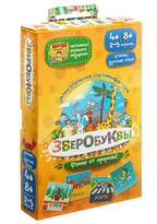 Настольная игра Bondibon "Зверобуквы"