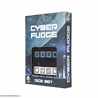 Набор кубиков D6 "Cyber Fudge"