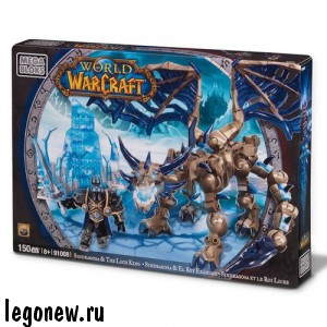 Mega Bloks World of Warcraft 91008 Конструктор Мега Блокс Артас и Синдрагоса