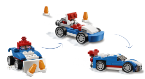 LEGO Creator 3 в 1 "Синий гоночный автомобиль"