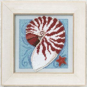 Nautilus Shell - Beaded Cross Stitch Kit Mill Hill