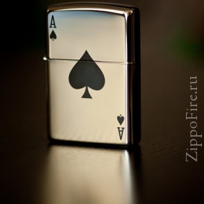 Zippo с карточной символикой