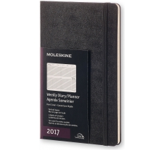 Ежедневник Moleskine Classic Soft (2017), Large (13х21см), черный