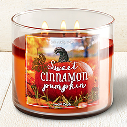 Свечу BBW Sweet Cinnamon Pumpkin