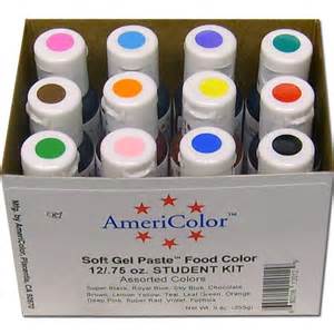 Гелевые красители пищевые AmeriColor