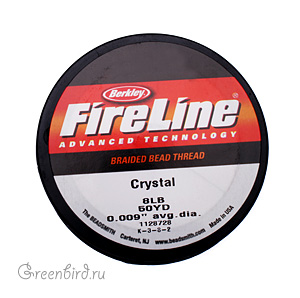 Леска Berkley Fireline (8 Lb или 6 Lb) crystal