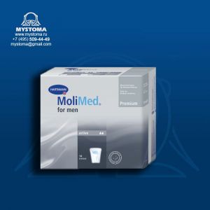 1686007 Molimed Premium for men active - Урологические вкладыши для мужчин: 14 шт.