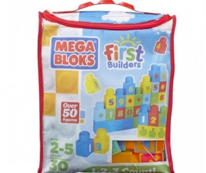 Конструктор Mega Bloks Сумка с деталями Учимся считать