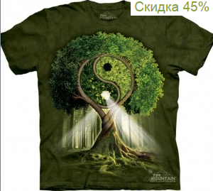 Футболки The Mountain - Yin Yang Tree