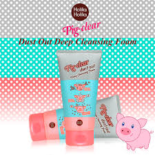 HOLIKA HOLIKA PIG-CLEAR DUST OUT DEEP CLEANSING FOAM Глубоко очищающая пенка для лица