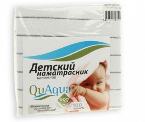 Qu Aqua Непромокаемый наматрасник натяжной (микрофибра) 125х65