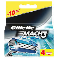 Сменные кассеты для бритья Gillette Mach 3 Turbo