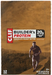 Clif Bar, Протеиновый батончик Builder, шоколадное арахисовое масло